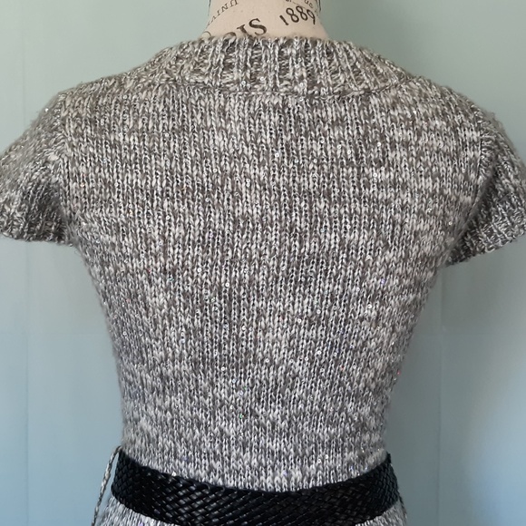 DOTS SEQUIN KNIT SWEATER DRESS - Picture 6 of 8